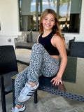 Girls Cheetah Joggers