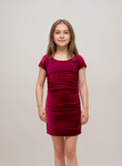 Girls Short Sleeve Corset Dress