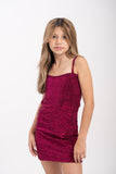 Girls Sequin Tank Dress